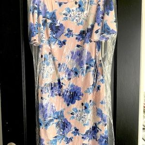 Eliza J Floral Sheath Dress NWT size 12